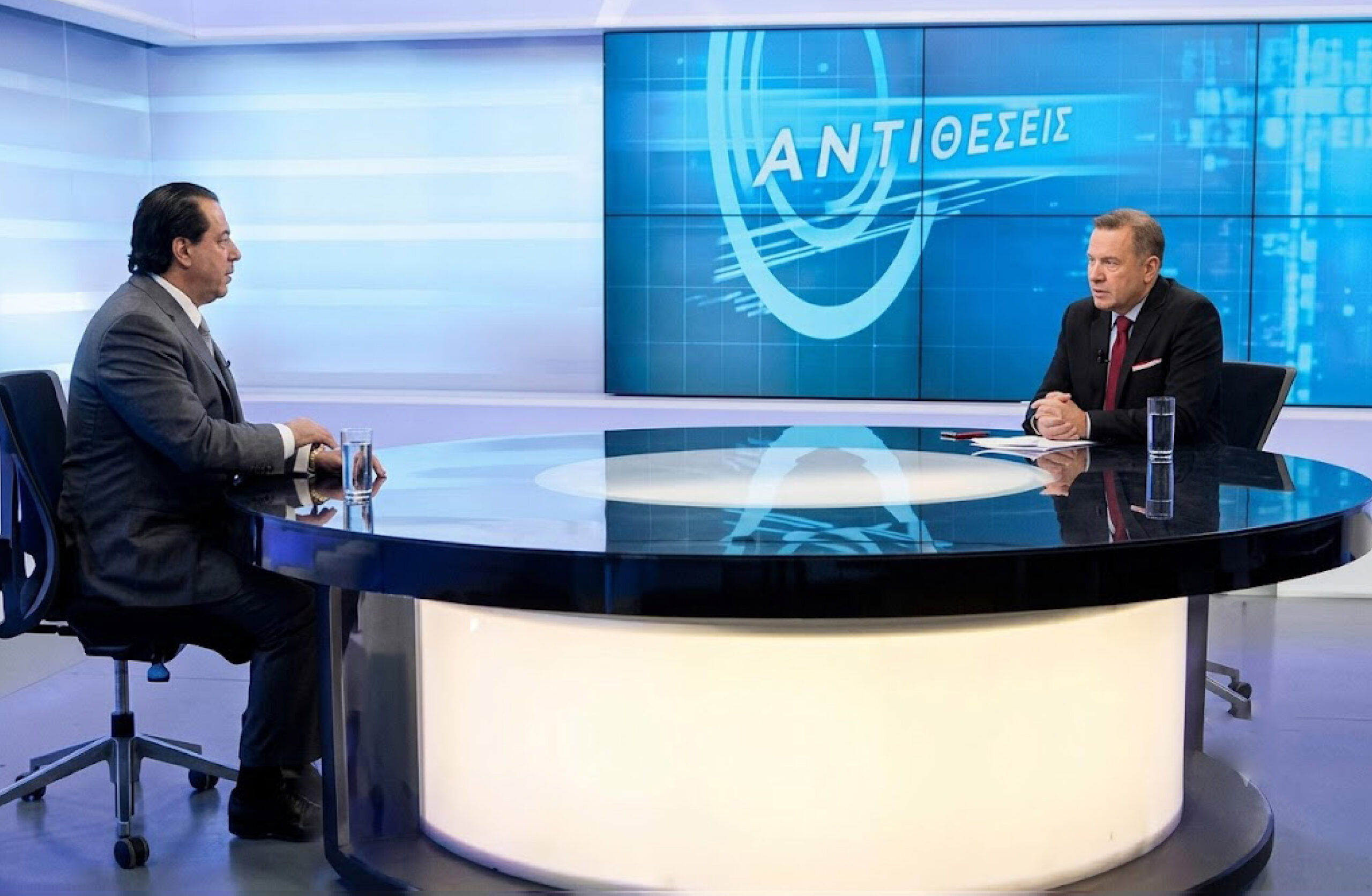 Dr. John Sachtouras during a media interview appearance