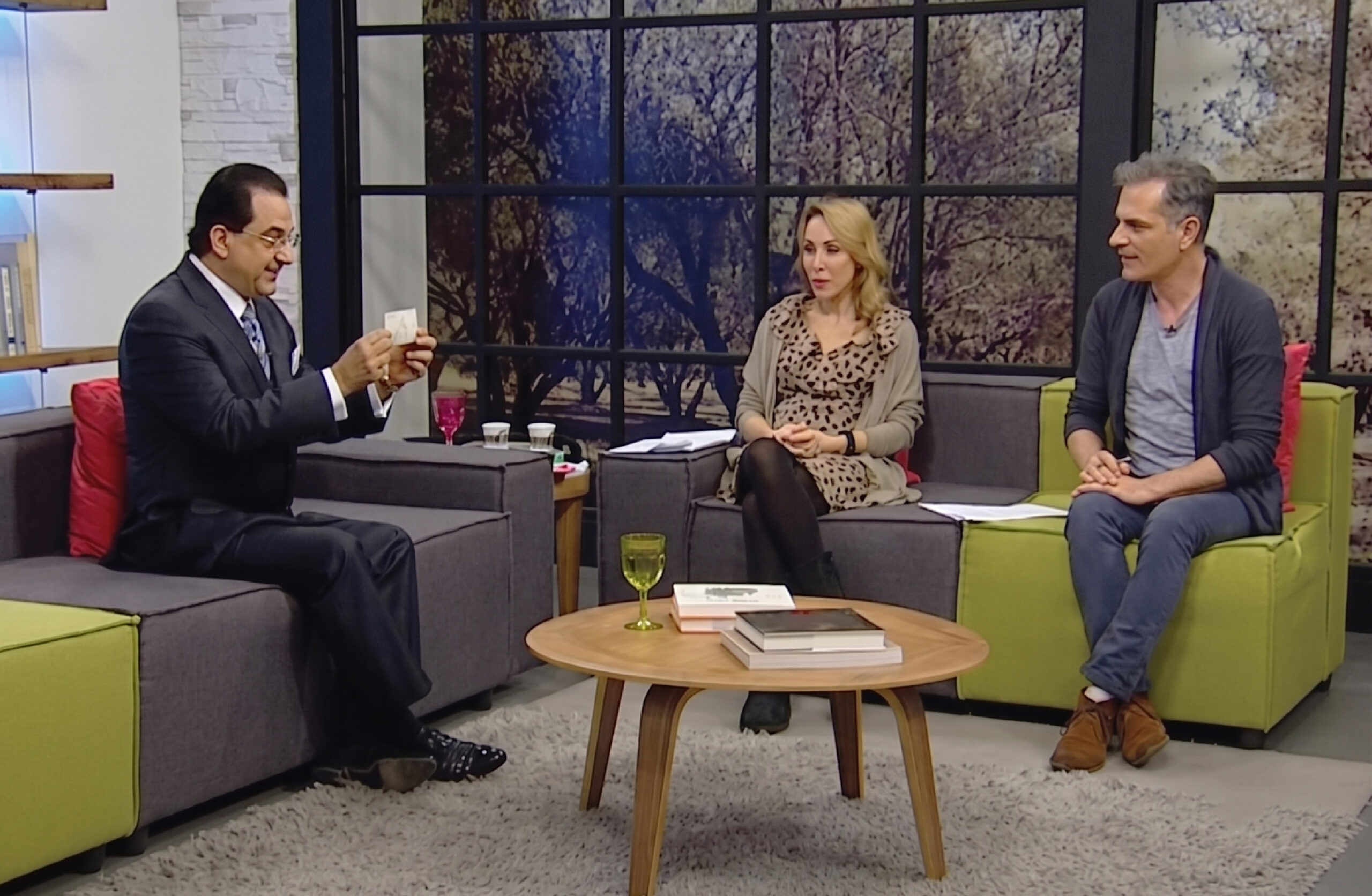 Dr. John Sachtouras during a media interview appearance
