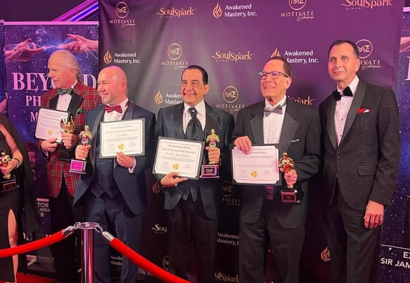 Dr. John Sachtouras at an international awards ceremony